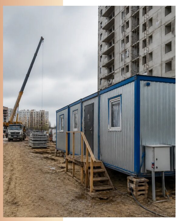 Аренда строительных вагончиков для рабочих в Барабинске